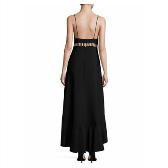 Black long dress with cut outs - Picture 4 of 4